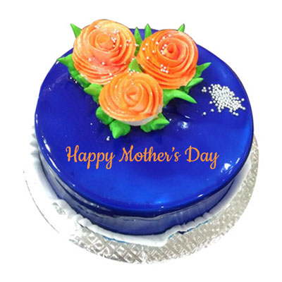 "Round shape Blue Berry Gel Cake -1 kg - Click here to View more details about this Product